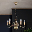 Candelabru clasic alama patinata 5xE14/40W, Stilluster LU 1283/5 Patina Orion